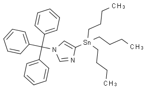4-(Tributylstannyl)-1-Tritylimidazole