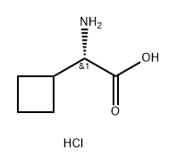 Cyclobutaneacetic acid, α-amino-, hydrochloride (1:1), (αS)