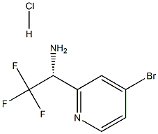 (R)-1-(4-bromopyridin-2-yl)-2,2,2-trifluoroethan-1-amine hydrochloride