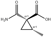 rac-(1R,2R)-1-carbamoyl-2-methylcyclopropane-1- carboxylic acid