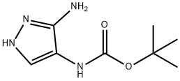 Carbamic acid, N-(3-amino-1H-pyrazol-4-yl)-, 1,1-dimethylethyl ester