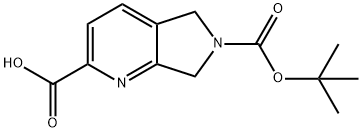 6-[(tert-butoxy)carbonyl]-5H,6H,7H-pyrrolo[3,4-b]pyridine-2-carboxylic acid