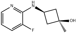 (1s,3r)-3-[(3-fluoropyridin-2-yl)amino]-1-methylcyc lobutan-1-ol