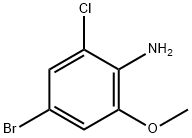 Benzenamine, 4-bromo-2-chloro-6-methoxy-