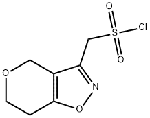 {4H,6H,7H-pyrano[3,4-d][1,2]oxazol-3-yl}methanesulfonyl chloride