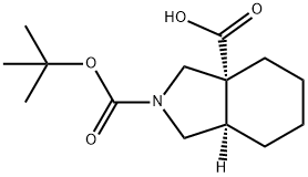 rac-(3aR,7aR)-2-[(tert-butoxy)carbonyl]-octahydro-1H-isoindole-3a-carboxylic acid