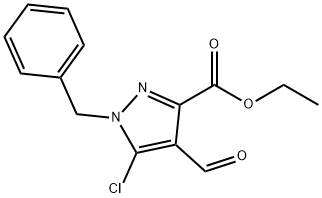 ethyl 1-benzyl-5-chloro-4-formyl-1H-pyrazole-3-carboxylate