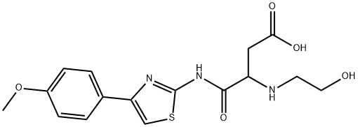 N~2~-(2-hydroxyethyl)-N-[4-(4-methoxyphenyl)-1,3-thiazol-2-yl]-alpha-asparagine