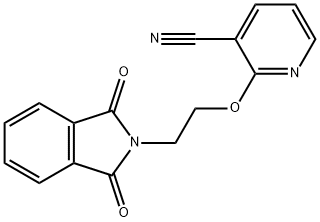 3-Pyridinecarbonitrile, 2-[2-(1,3-dihydro-1,3-dioxo-2H-isoindol-2-yl)ethoxy]-