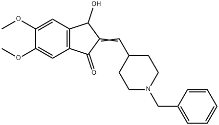 1H-Inden-1-one, 2,3-dihydro-3-hydroxy-5,6-dimethoxy-2-[[1-(phenylmethyl)-4-piperidinyl]methylene]-