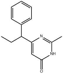 4(3H)-Pyrimidinone, 2-methyl-6-(1-phenylpropyl)-