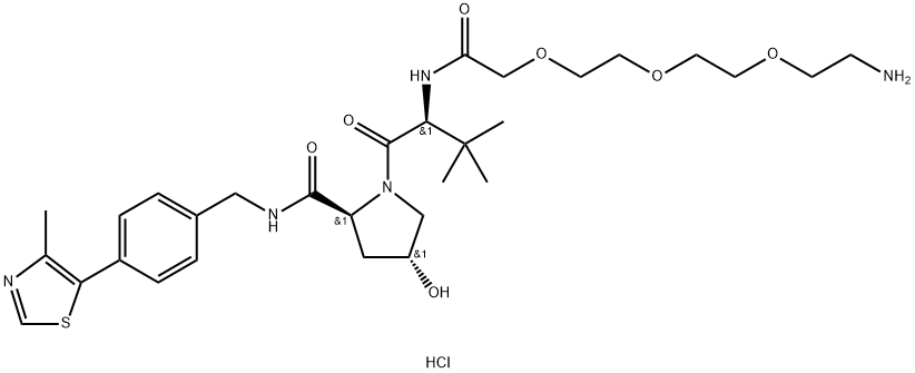(S,R,S)-AHPC-三聚乙二醇-氨基盐酸盐