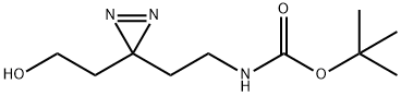 Carbamic acid, N-[2-[3-(2-hydroxyethyl)-3H-diazirin-3-yl]ethyl]-, 1,1-dimethylethyl ester