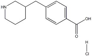 Benzoic acid, 4-(3-piperidinylmethyl)-, hydrochloride