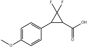 2,2-二氟-3-(4-甲氧基苯基)环丙烷-1-羧酸