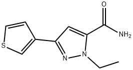 1-ethyl-3-(thiophen-3-yl)-1h-pyrazole-5-carboxamide