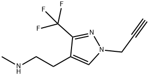 1H-Pyrazole-4-ethanamine, N-methyl-1-(2-propyn-1-yl)-3-(trifluoromethyl)-