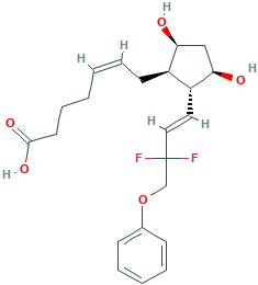 7-[2-(3,3-difluoro-4-phenoxybut-1-enyl)-3,5-dihydroxycyclopentyl]hept-5-enoic acid