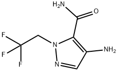 4-amino-1-(2,2,2-trifluoroethyl)-1H-pyrazole-5-carboxamide