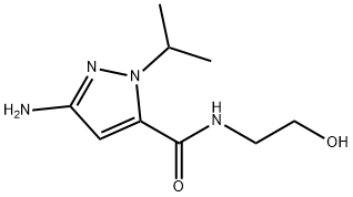 3-amino-N-(2-hydroxyethyl)-1-isopropyl-1H-pyrazole-5-carboxamide