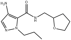 4-amino-1-propyl-N-(tetrahydrofuran-2-ylmethyl)-1H-pyrazole-5-carboxamide
