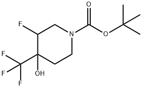 tert-butyl 3-fluoro-4-hydroxy-4-(trifluoromethyl)piperidine-1-carboxylate