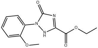1H-1,2,4-Triazole-3-carboxylic acid, 2,5-dihydro-1-(2-methoxyphenyl)-5-oxo-, ethyl ester
