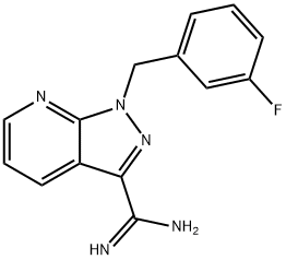 1-(3-fluorobenzyl)-1H-pyrazolo[3,4-b]pyridine-3-carboximidamide