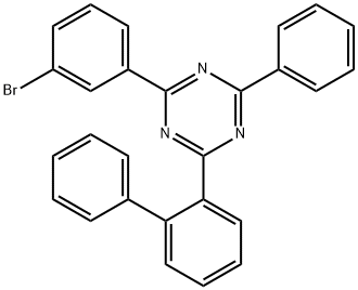 2-([1,1'-biphenyl]-2-yl)-4-(3-bromophenyl)-6-phenyl-1,3,5-triazine