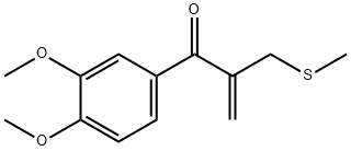 1-(3,4-二甲氧苯基)-2-甲基硫甲基丙-2-烯-1-酮