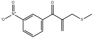 2-甲基硫甲基-1-间硝基苯基丙-2-烯-1-酮