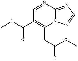 [1,2,4]Triazolo[1,5-a]pyrimidine-7-acetic acid, 6-(methoxycarbonyl)-, methyl ester