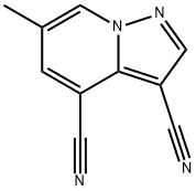 Pyrazolo[1,5-a]pyridine-3,4-dicarbonitrile, 6-methyl-