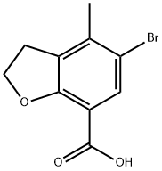 5-bromo-4-methyl-2,3-dihydrobenzofuran-7-carboxylic acid