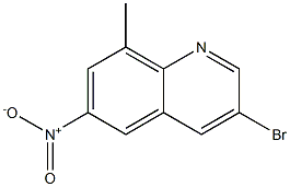 3-溴-8-甲基-6-硝基喹啉