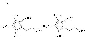 Bis(n-propyltetramethylcyclopentadienyl)barium dimethoxyethane adduct