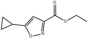 3-Isoxazolecarboxylic acid, 5-cyclopropyl-, ethyl ester
