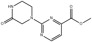 4-Pyrimidinecarboxylic acid, 2-(3-oxo-1-piperazinyl)-, methyl ester