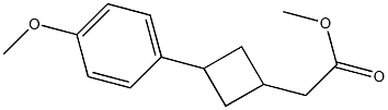 methyl 2-(3-(4-methoxyphenyl)cyclobutyl)acetate
