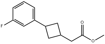 methyl 2-(3-(3-fluorophenyl)cyclobutyl)acetate