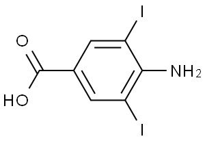 Benzoic acid, 4-amino-3,5-diiodo-