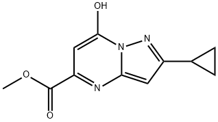 methyl 2-cyclopropyl-7-hydroxypyrazolo[1,5-a]pyrimidine -5-carboxylate