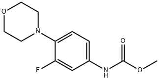 Carbamic acid, [3-fluoro-4-(4-morpholinyl)phenyl]-, methyl ester (9CI)