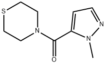 Methanone, (1-methyl-1H-pyrazol-5-yl)-4-thiomorpholinyl-