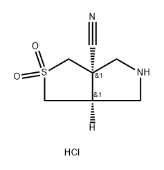 RAC-(3AR,6AS)-2,2-DIOXO-HEXAHYDRO-1H-2LAMBDA6-THIENO[3,4-C]PYRROLE-3A-CARBONITRILE HYDROCHLORIDE, CIS