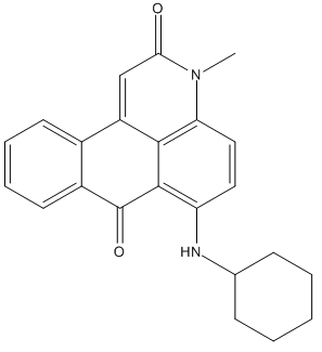 6-(cyclohexylamino)-3-methyl-3H-dibenz[f,ij]isoquinoline-2,7-dione