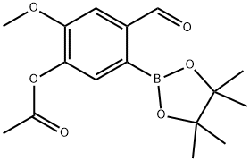 Benzaldehyde, 4-(acetyloxy)-5-methoxy-2-(4,4,5,5-tetramethyl-1,3,2-dioxaborolan-2-yl)-