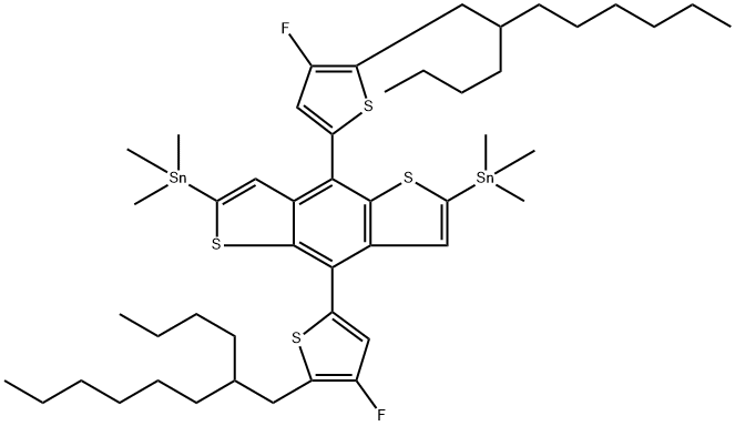 (4,8-双(5-(2-丁基辛基)-4-氟噻吩-2-基)苯并[1,2-B:4,5-B']二噻吩-2,6-二基)双三甲基锡