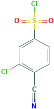 3-Chloro-4-cyano-benzenesulfonyl chloride