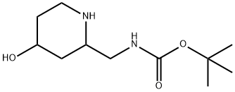 Carbamic acid,N-[(4-hydroxy-2-piperidinyl)methyl]-, 1,1-dimethylethyl ester